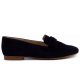 Paul Green Samtziege blau Slipper in Dunkelblau Paul Green Samtziege blau Slipper in Dunkelblau