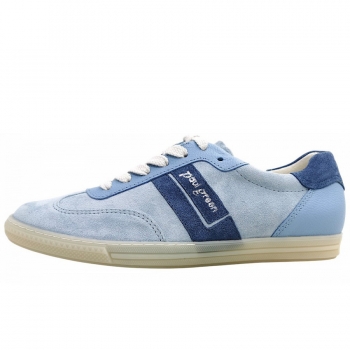 Paul Green sportlicher Schnürer in acqua/sky 389