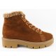 Paul Green Soft Suede toffee Stiefelette in Mittelbraun