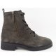Paul Green Suede apshalt ZIP Stiefelette in Dunkelgrau Paul Green Suede apshalt ZIP Stiefelette in Dunkelgrau