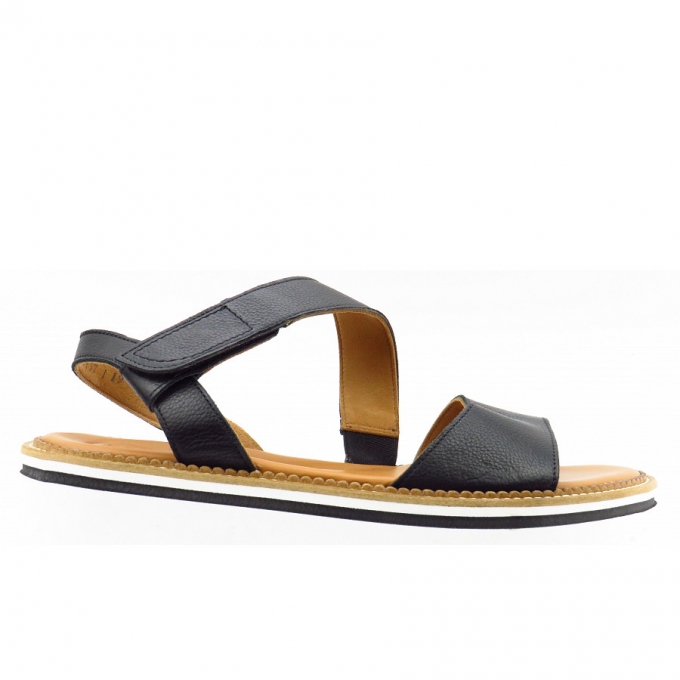 Paul Green Mastercalf black Sandale in Schwarz
