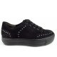 Paul Green Sportnubuk Sneaker low in Schwarz Paul Green Sportnubuk Sneaker low in Schwarz