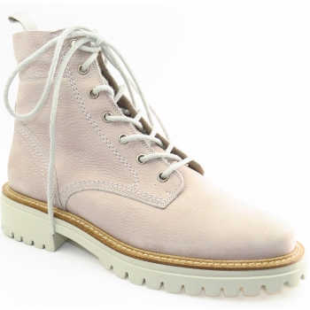 Paul Green Nubuk pearl Stiefelette in Hellgrau