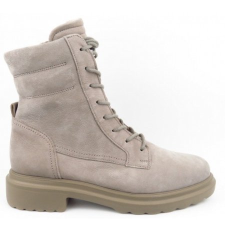 Paul Green Sportnubuk gravel Stiefelette in Grau