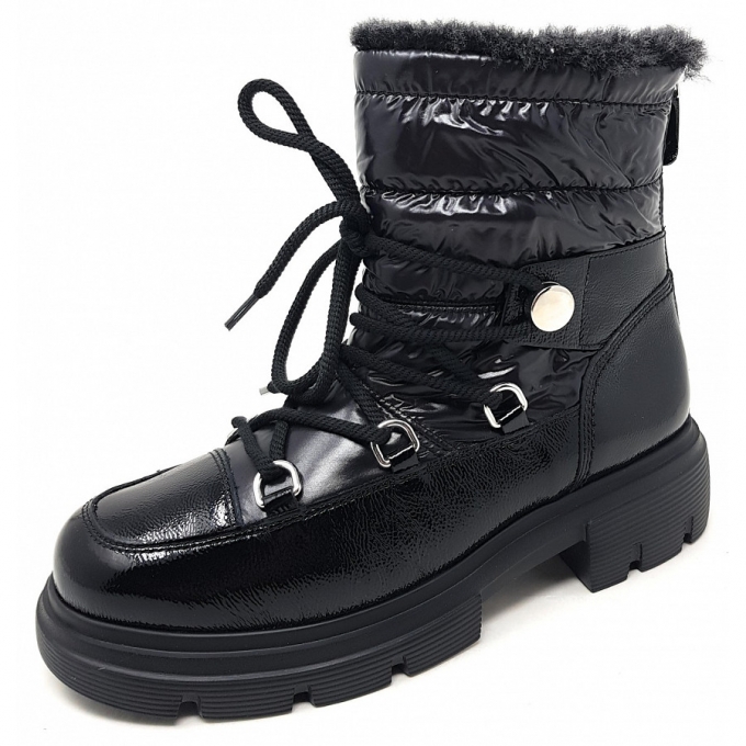 Paul Green Schnürstiefel in cosmos black