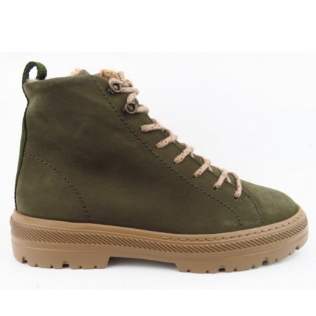 Paul Green Sportnubuk military WF Stiefel in Grün Paul Green Sportnubuk military WF Stiefel in Grün