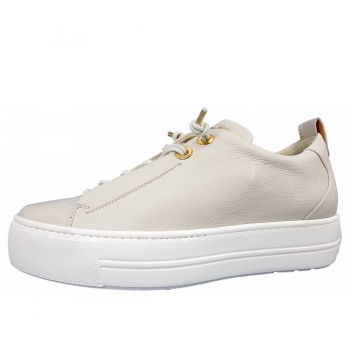Paul Green Sneaker in 061 Ivory/ gold