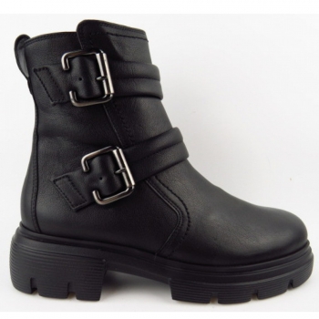Paul Green Calf Stiefelette in Schwarz