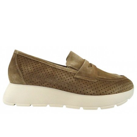 Paul Green Velour grain Slipper in Beige Paul Green Velour grain Slipper in Beige