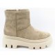 Paul Green Soft Suede grain Stiefelette in Beige