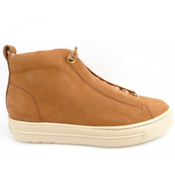 Paul Green Royal Nubuk sisal Sneaker high in Mittelbraun Paul Green Royal Nubuk sisal Sneaker high in Mittelbraun