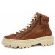Paul Green Washed Kid Sneaker high in 032 Cognac