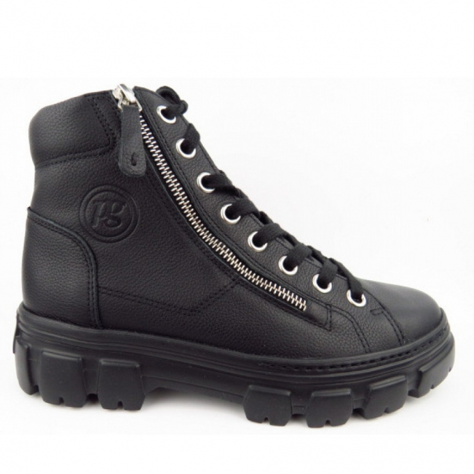 Paul Green Sportcalf Stiefelette in Schwarz